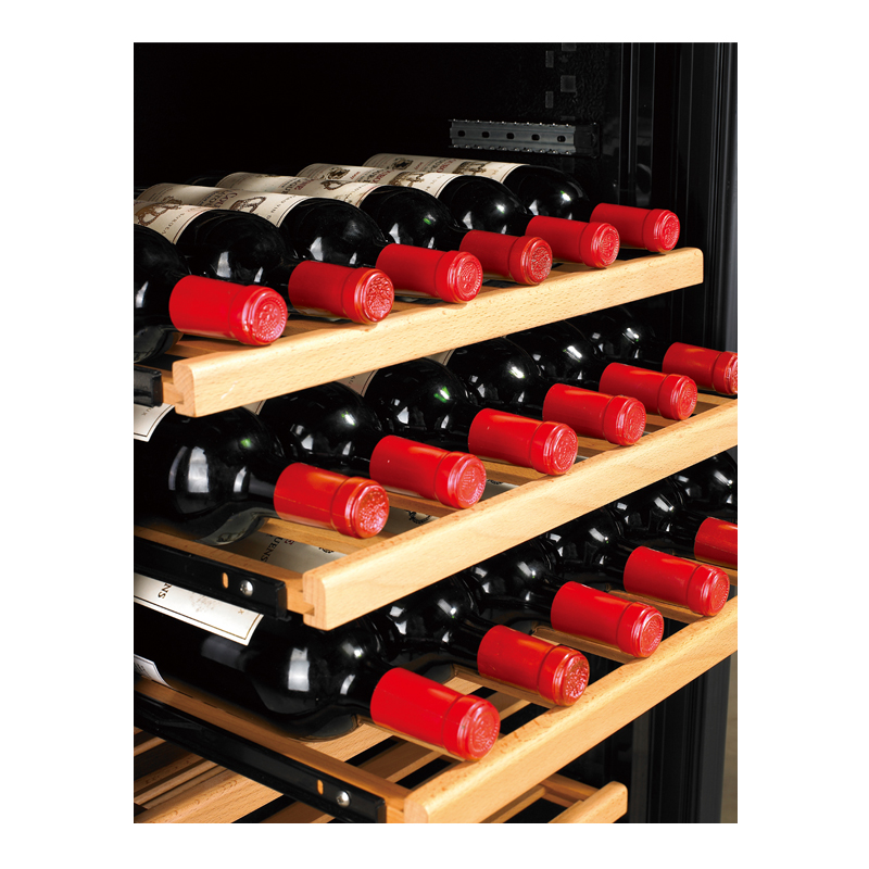 Refrigeratore per vino ad alta efficienza del compressore serie Crown senza fronzoli 175W vetrina per bevande a raffreddamento diretto